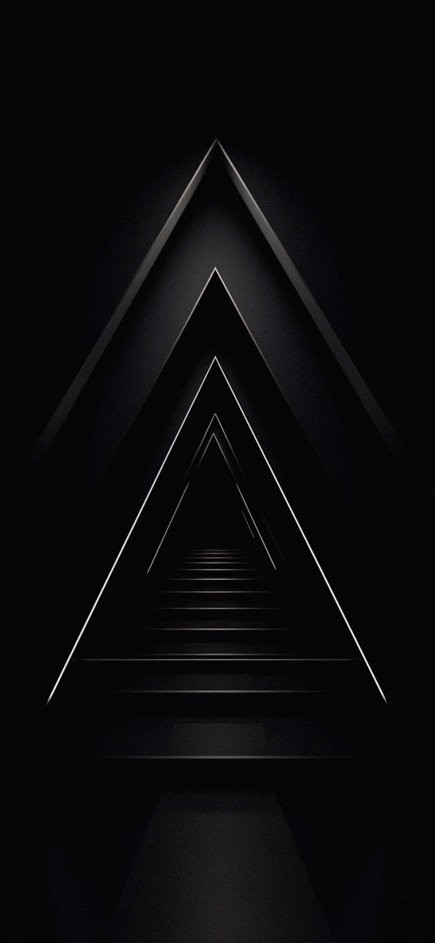Dark_ Triangular_ Aesthetic_ Abstract Wallpaper