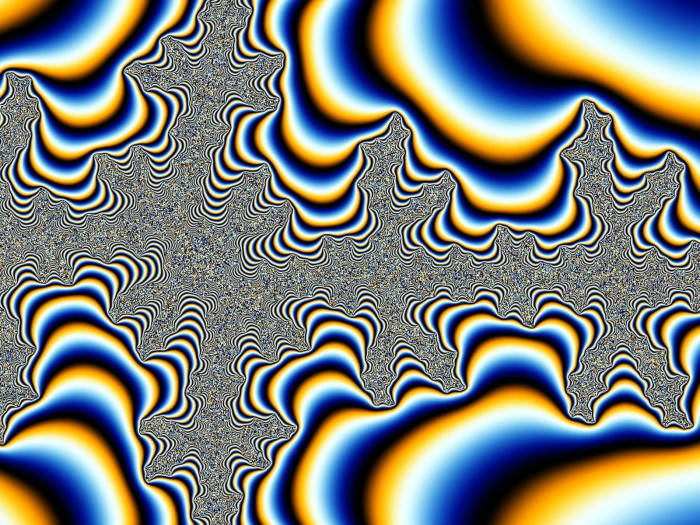 Dunklespsychedelisches Flüssiges Wallpaper