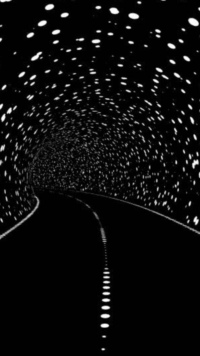 Dark Trippy Tunnel Wallpaper