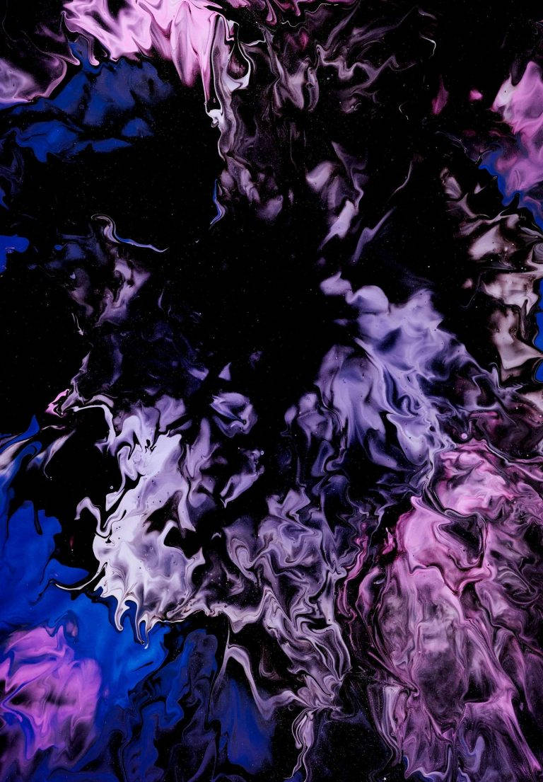 Dark Violet Abstract Ipad 2021 Wallpaper