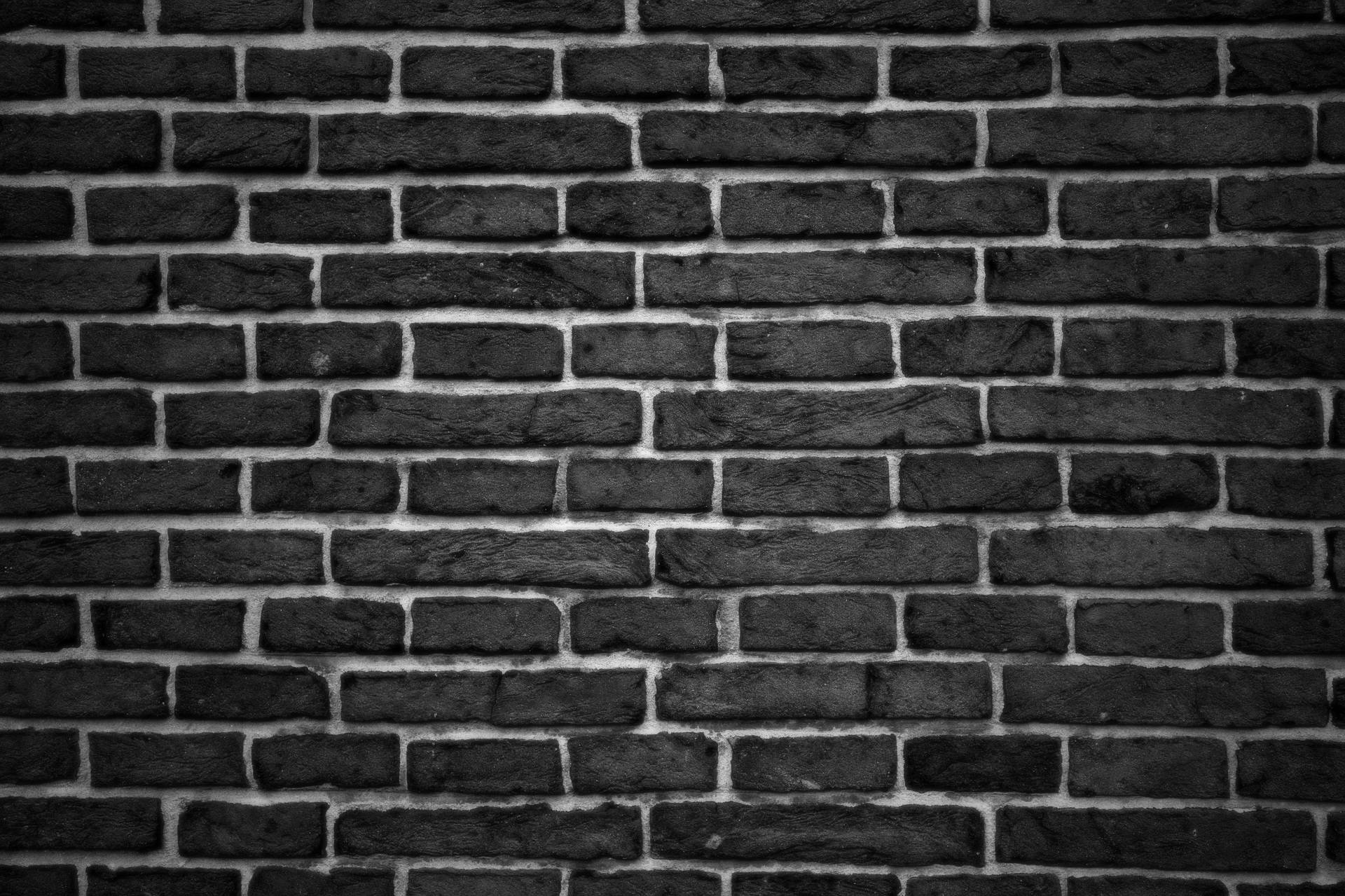 Ominous Dark Wall Bricks Wallpaper