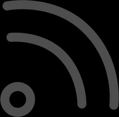 Dark Wi Fi Signal Icon PNG