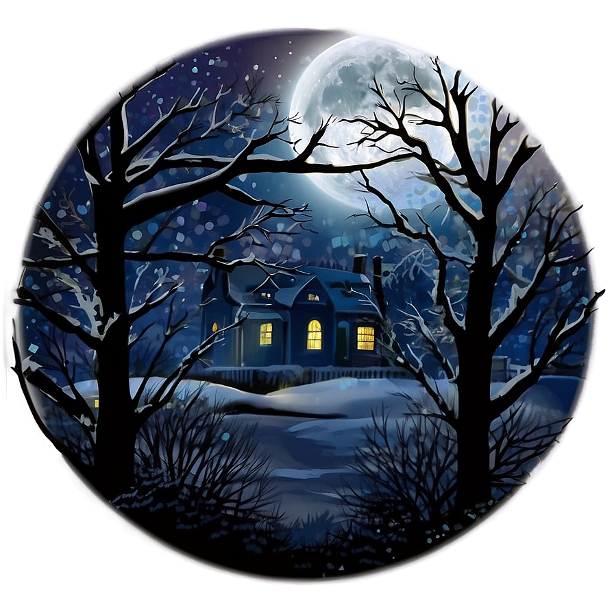 Dark Winter Night Png 55 PNG