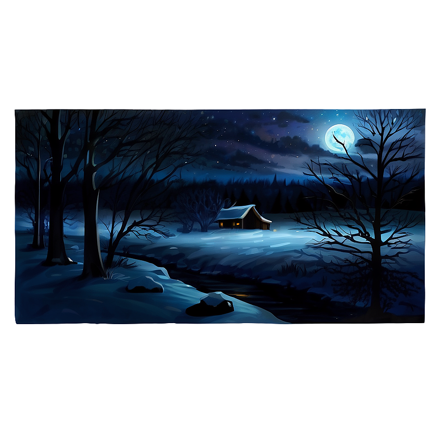 Dark Winter Night Png Sar72 PNG