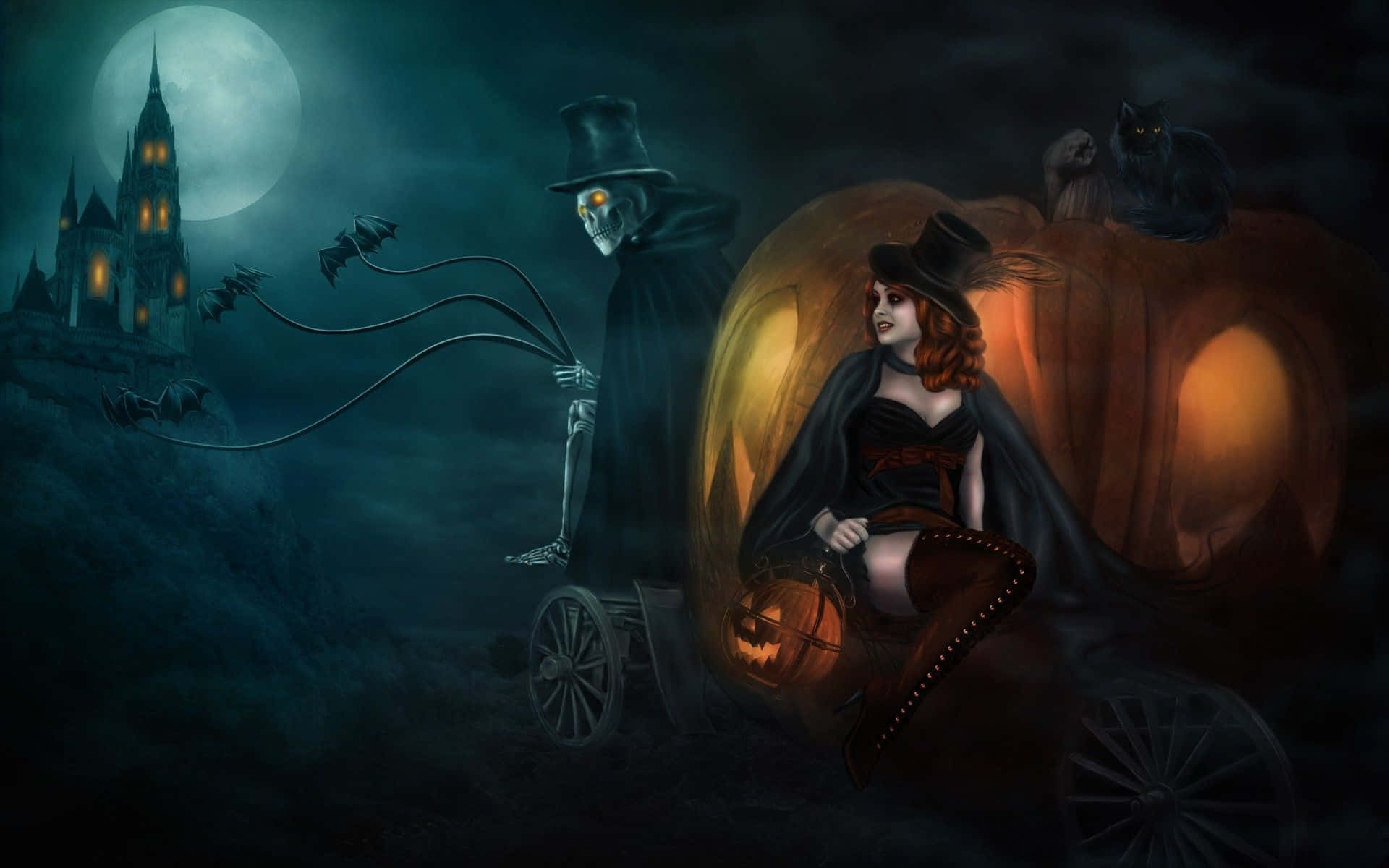 Dark Witch: The Mysterious Enchantress Wallpaper