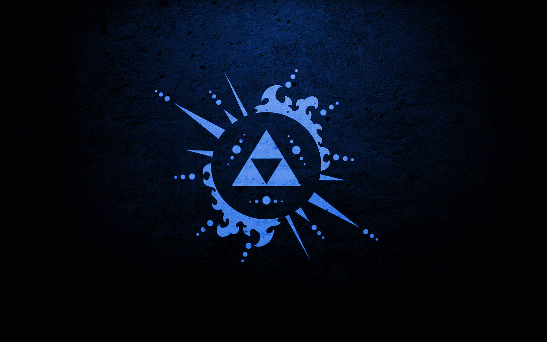 Dark Zelda Triforce Symbol