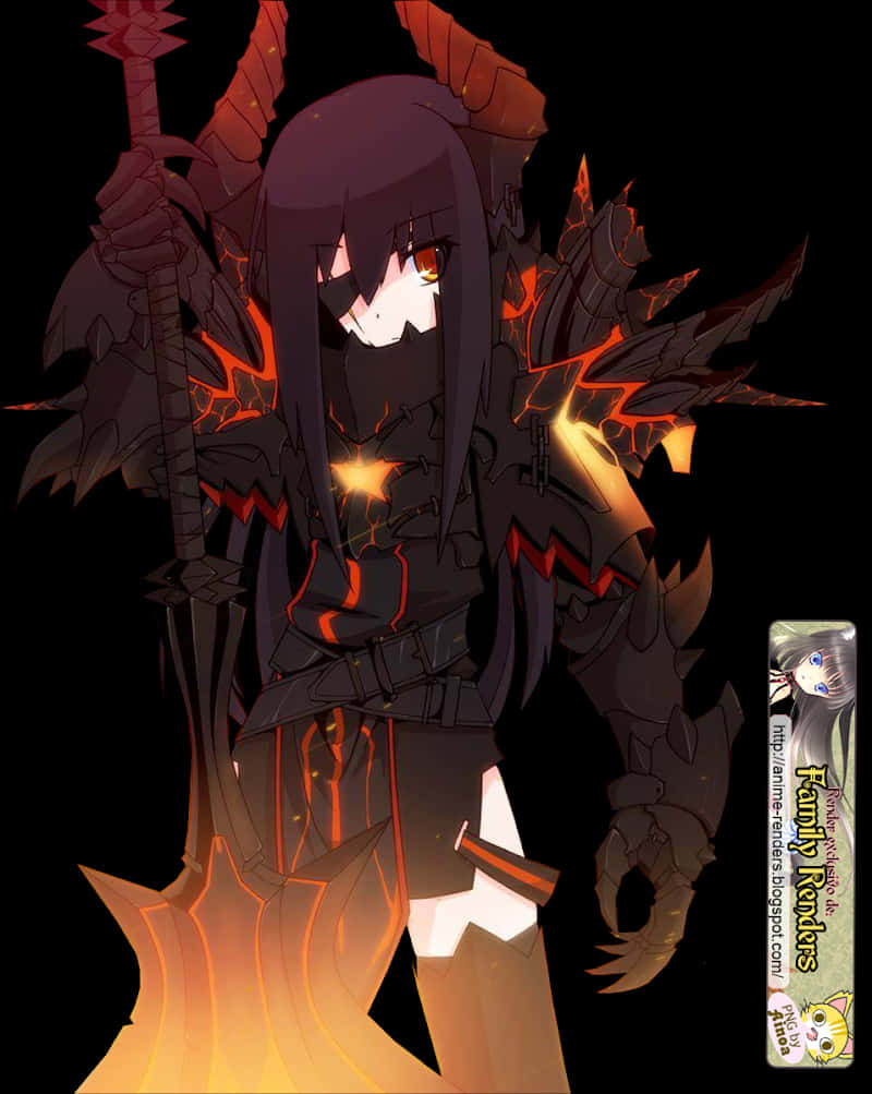 Dark_ Flame_ Master_ Anime_ Render PNG