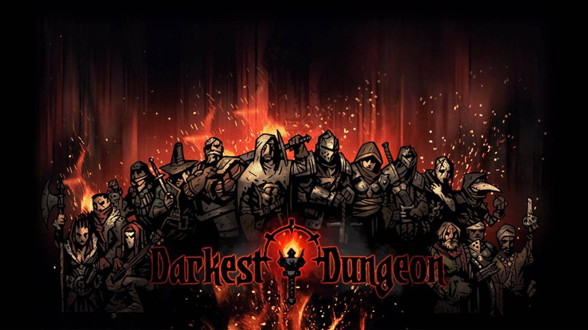 Darkest Dungeon Flaming Red Wallpaper