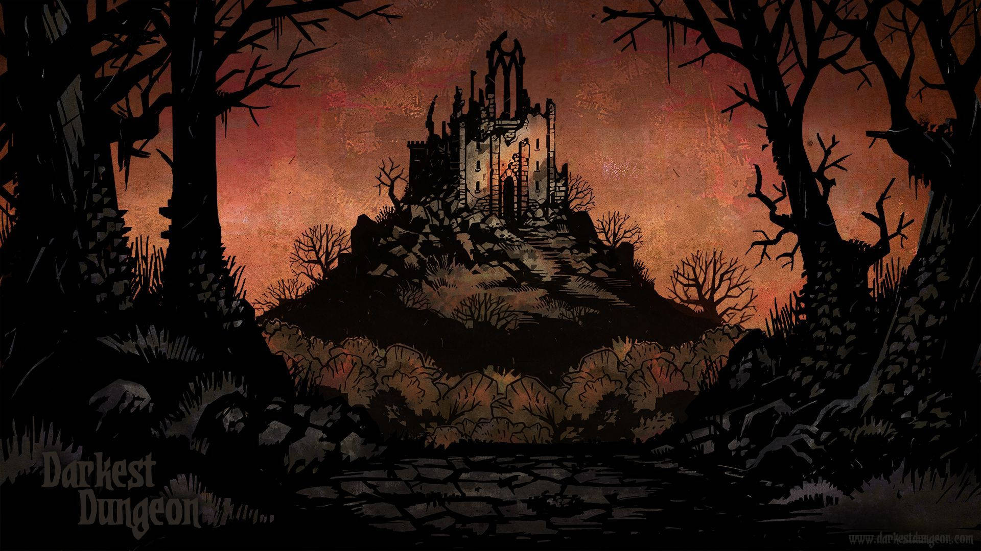 Defeat the terrors of Darkest Dungeon with courage and strength Wallpaper