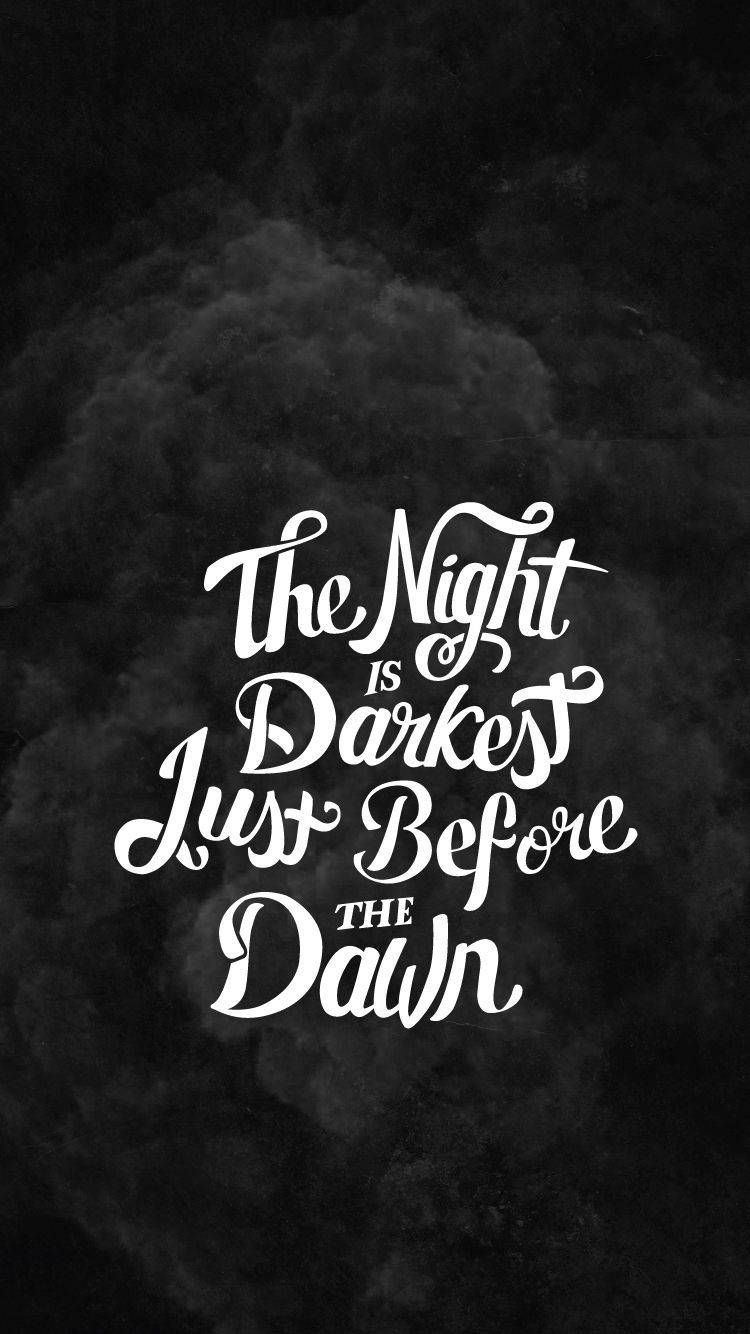 Darkest Night Christian Iphone Wallpaper