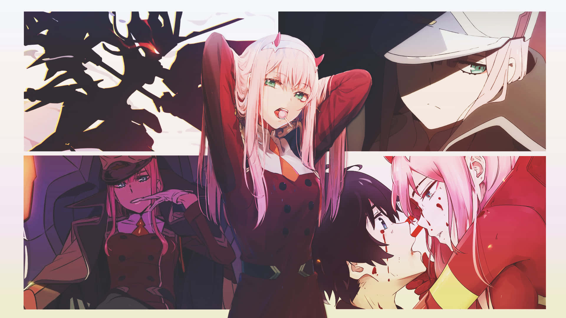 Squad of pilots and their Franxx ready to take on their mission