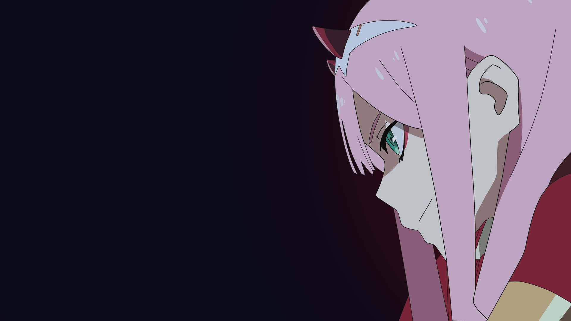 "A heroic duo of Zero Two and Hiro fighting as a team in Darling in The Franxx"