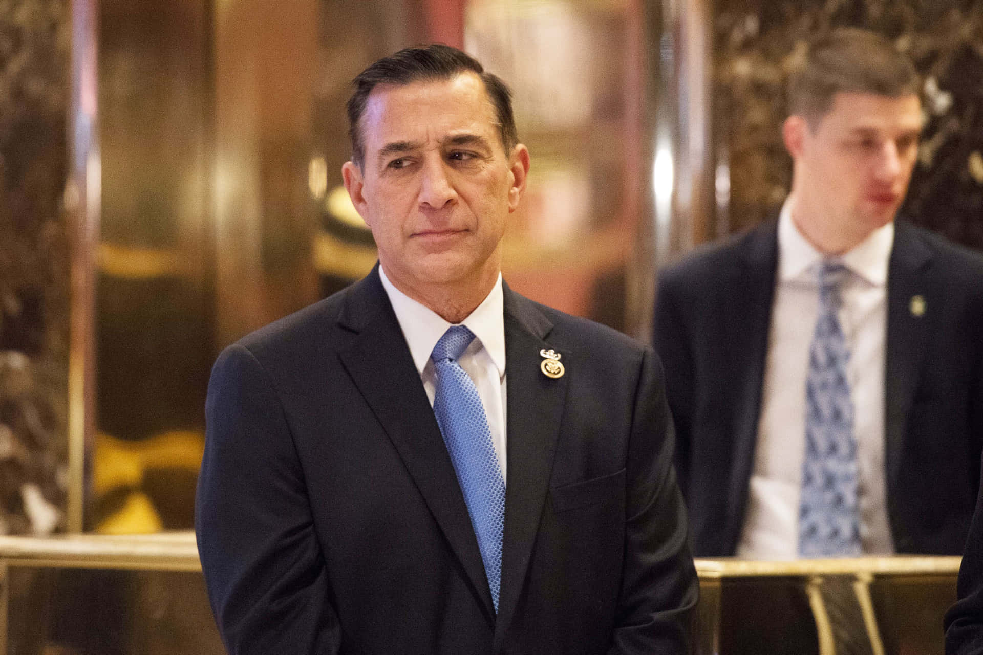 Darrell Issa Looking At The Side Wallpaper