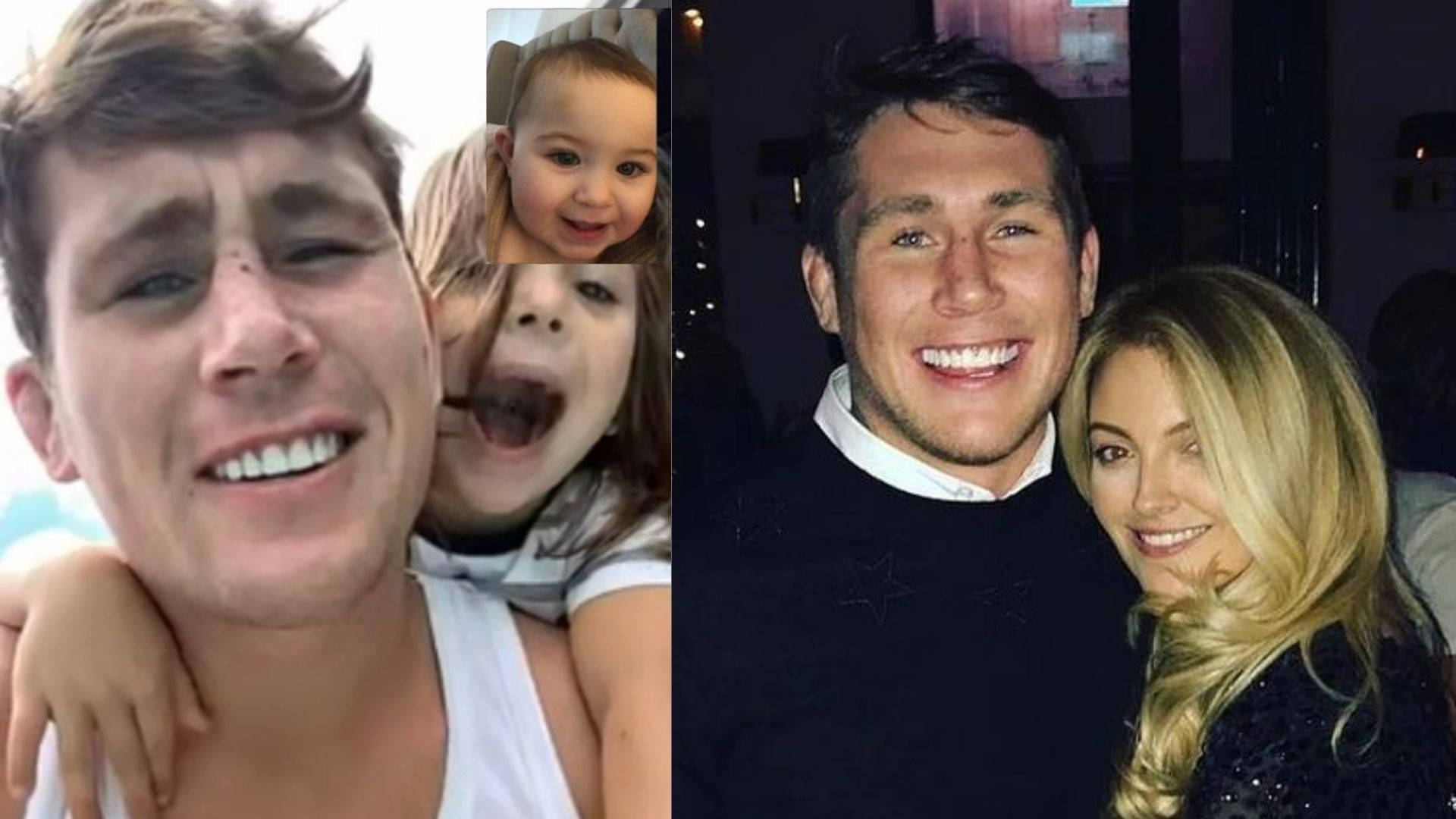 Darren Till With Wife And Child Wallpaper