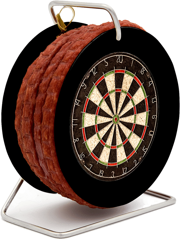 Dartboardin Salami Suitcase PNG