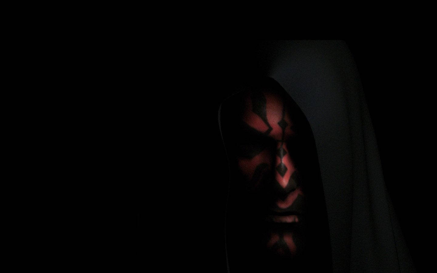Darth Maul in Star Wars CGI Fan Art Ready to Strike Wallpaper