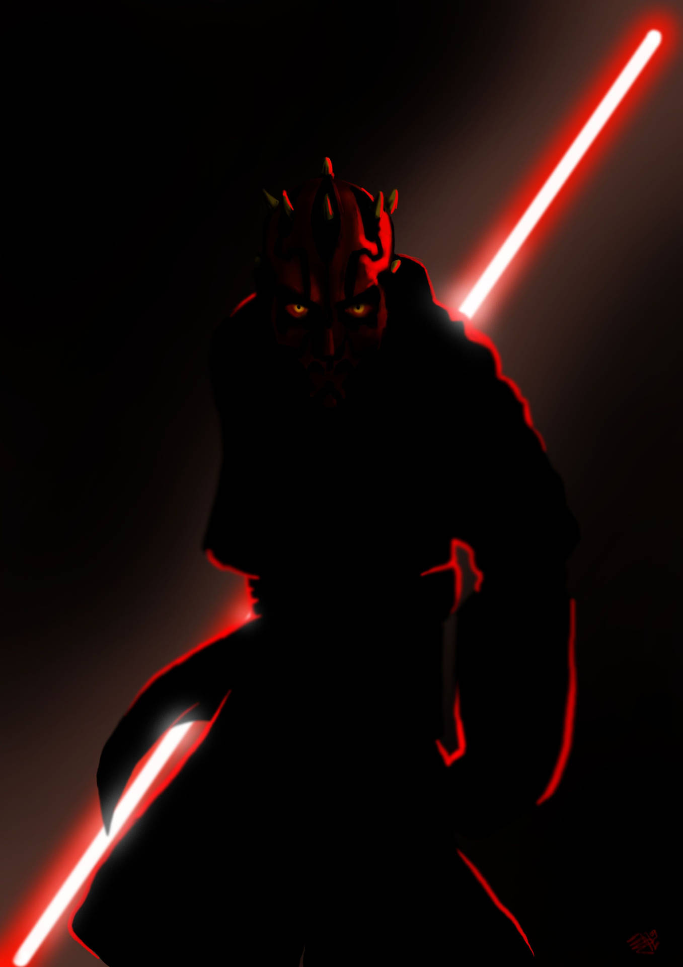 The Sith Lord Darth Maul Is Here Wallpaper