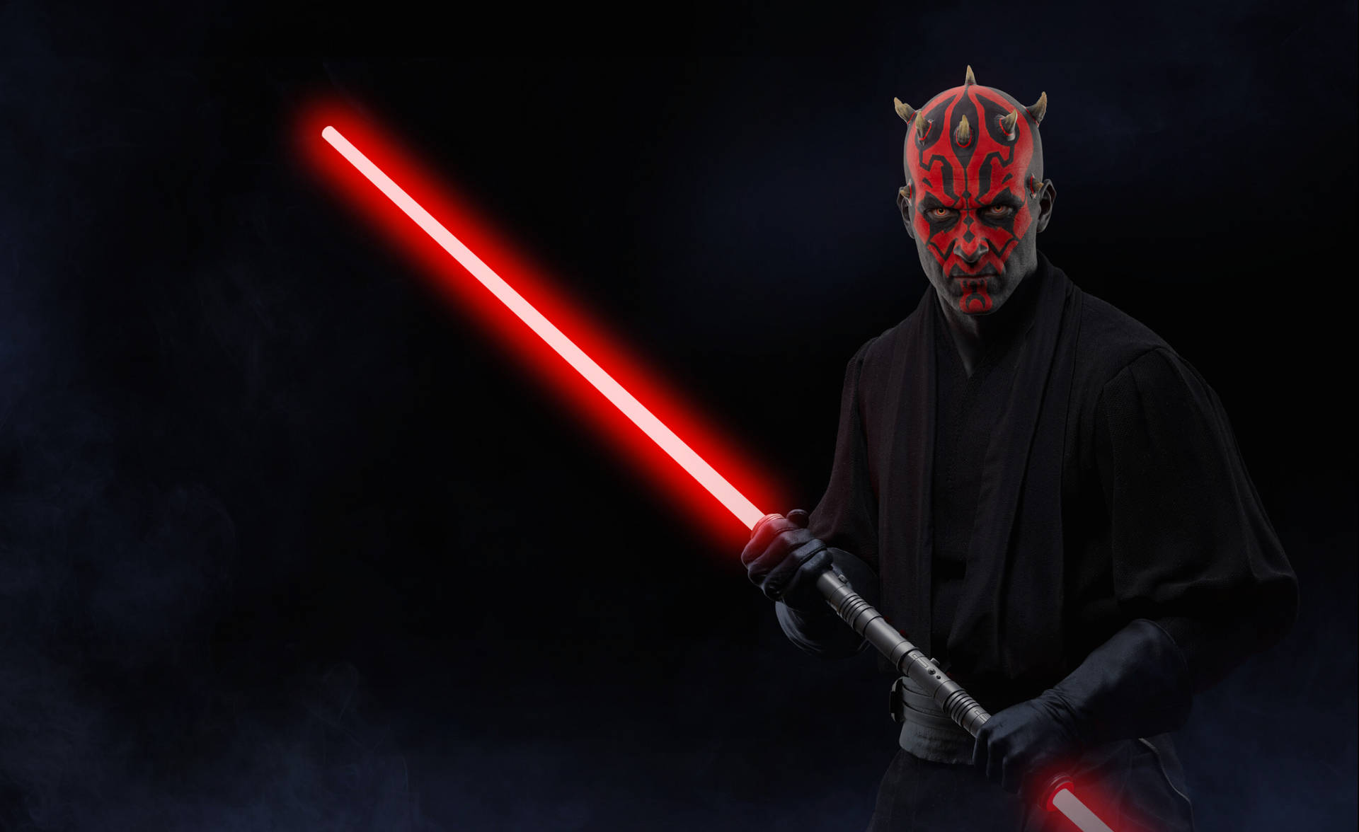 Darth Maul, the deadly Sith Lord from Star Wars: The Phantom Menace Wallpaper