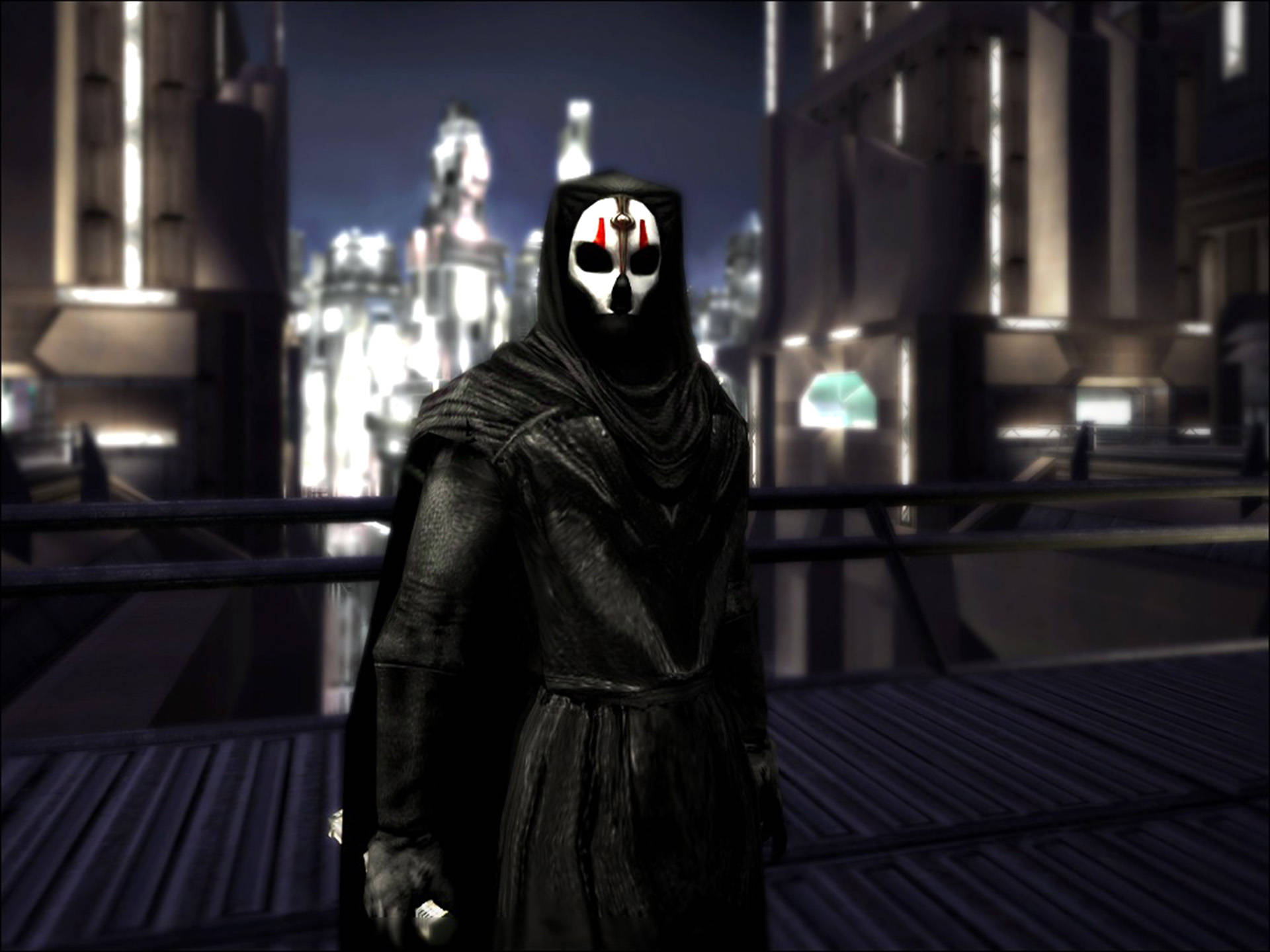 Darth Nihilus, The Lord Of Hunger, In A Powerful Stance Wallpaper