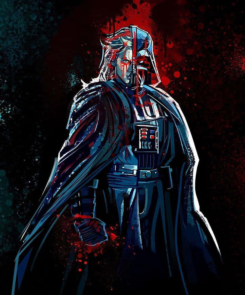 Darth Vader Artistic Portrait Wallpaper