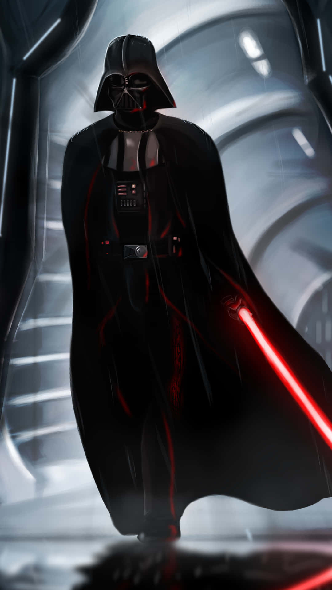 Darth Vader, the iconic villain from Star Wars