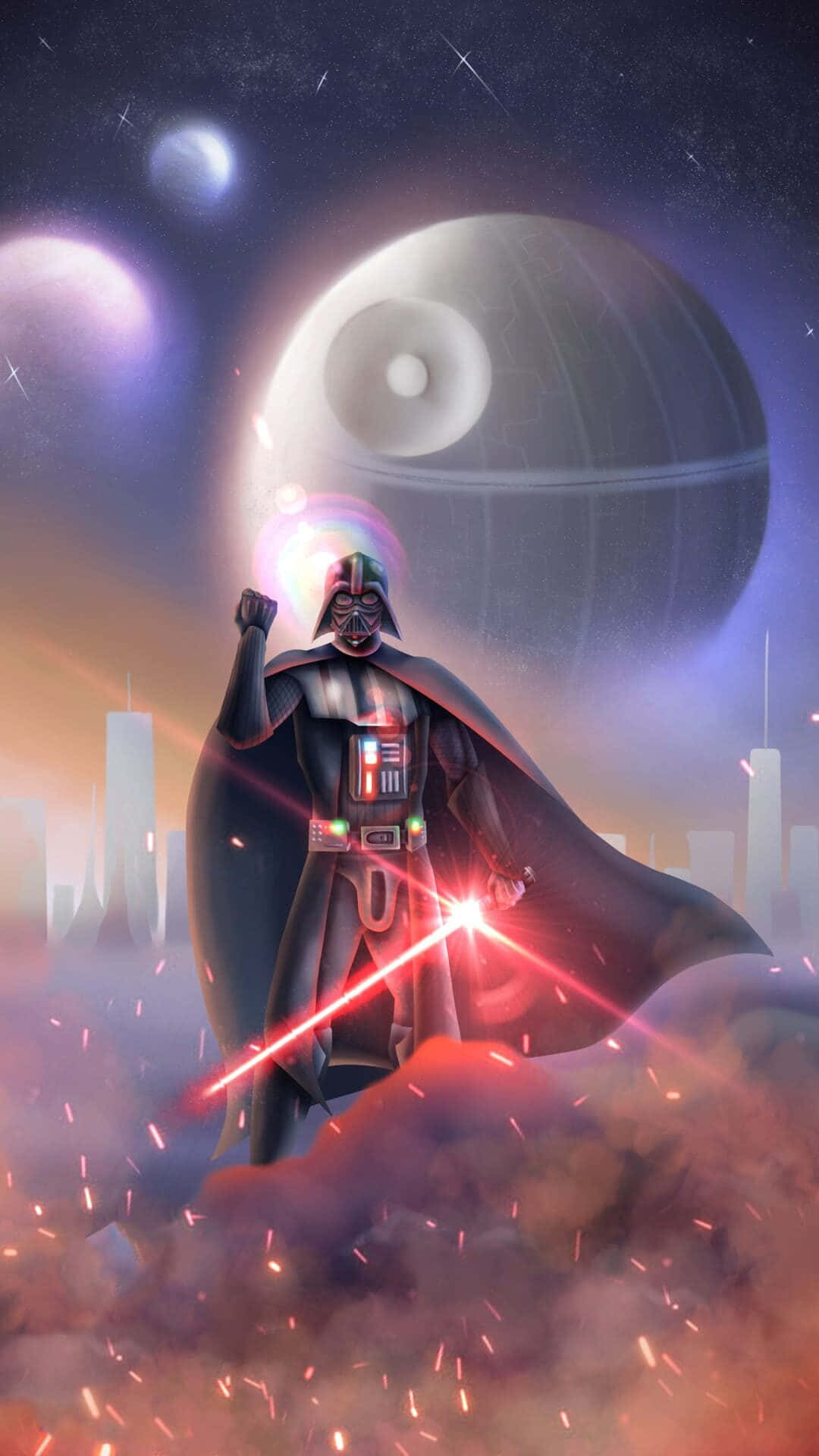 Darth Vader, the iconic villain of the Star Wars saga