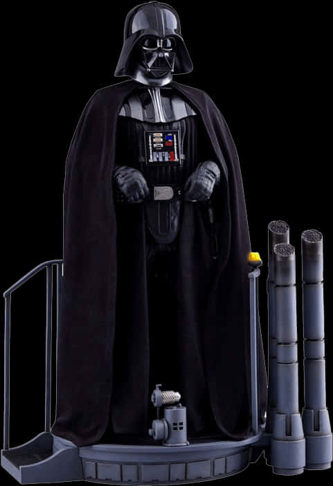 Darth Vader Figure Standing PNG