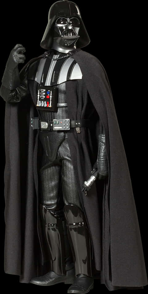 Darth Vader Full Costume Pose PNG