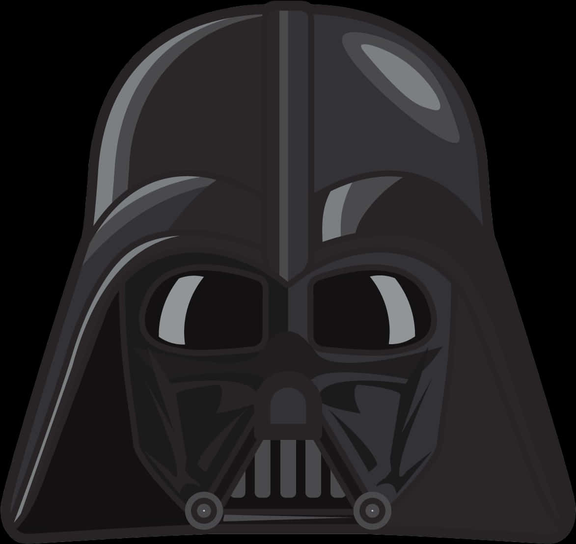 Darth Vader Helmet Vector PNG