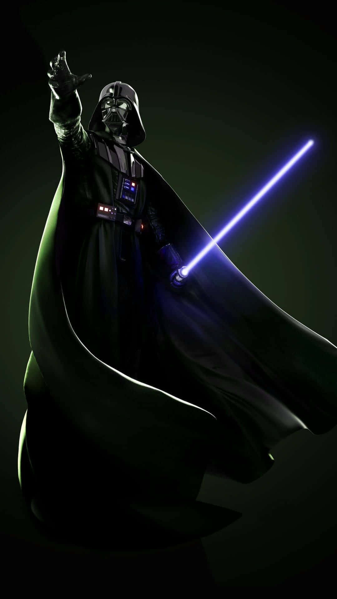Disfrutael Poder Del Lado Oscuro Con El Iphone De Darth Vader. Fondo de pantalla