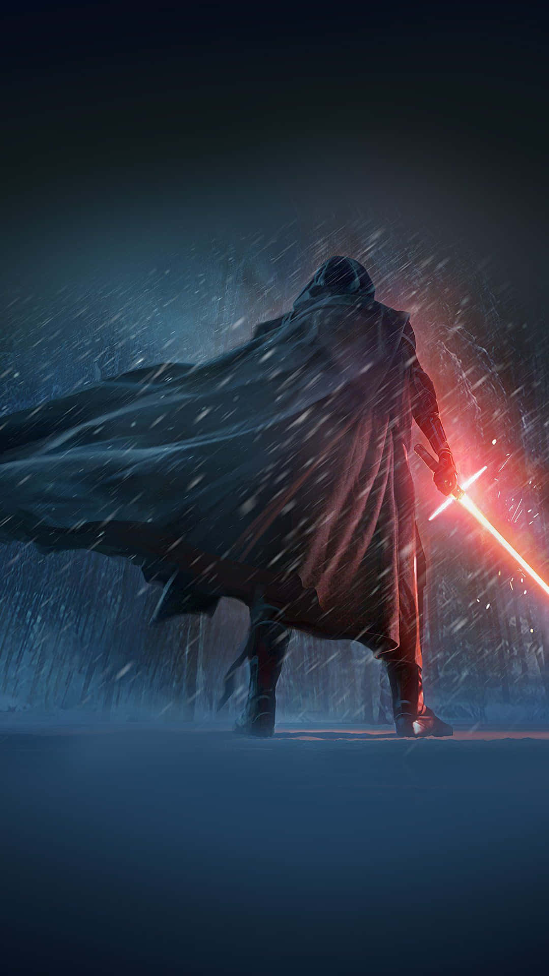 Show the world your dark side with the Darth Vader iPhone Wallpaper