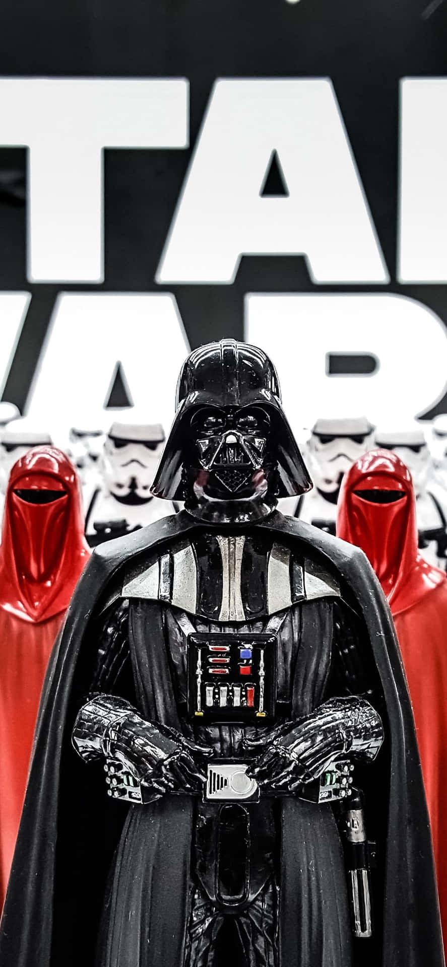 "Feel the power of the Dark Side with this Darth Vader themed iPhone". Wallpaper