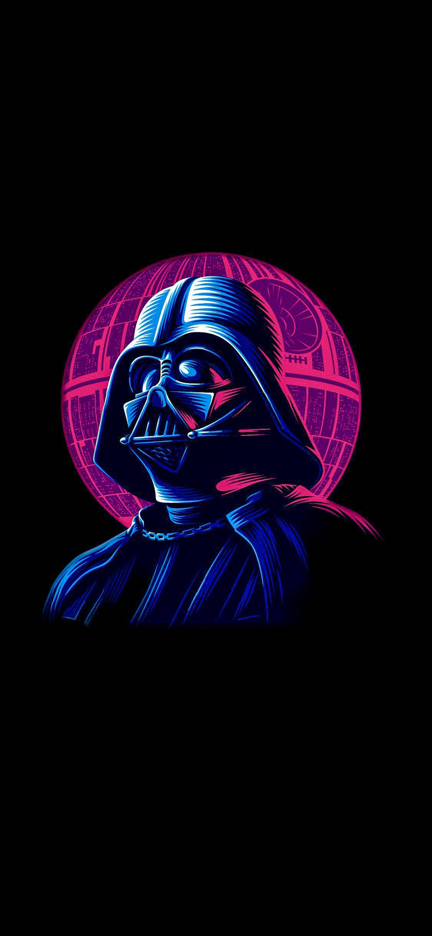 Darth Vader Oled Iphone Wallpaper