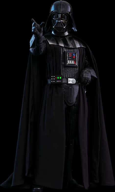 Darth Vader Pointing Command PNG