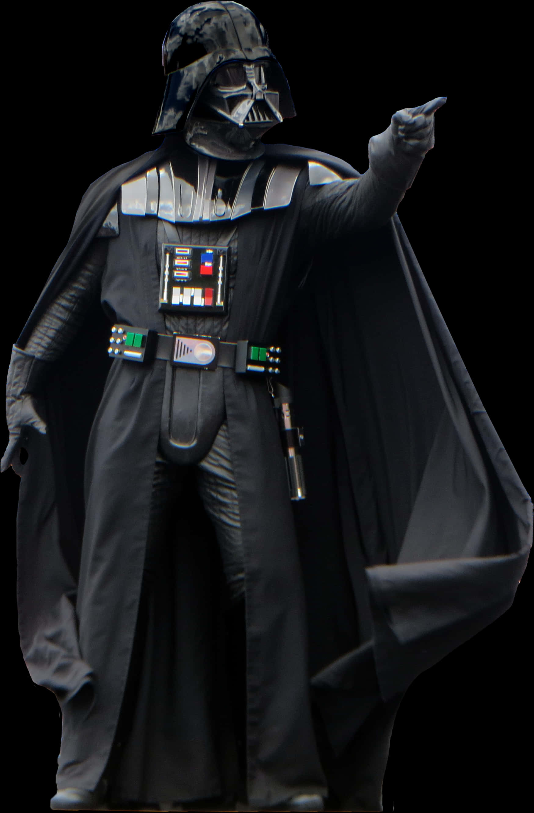 Darth Vader Pointing Command PNG