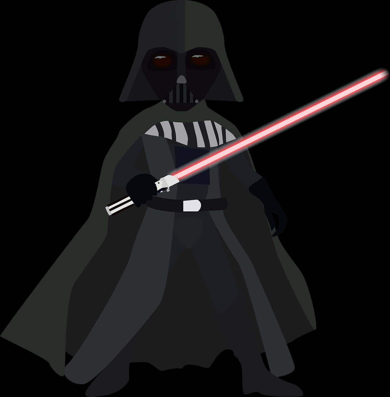 Darth Vader Red Lightsaber PNG