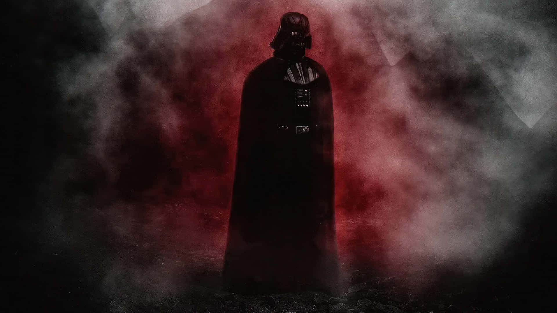 Darth Vader Shroudedin Mist Wallpaper