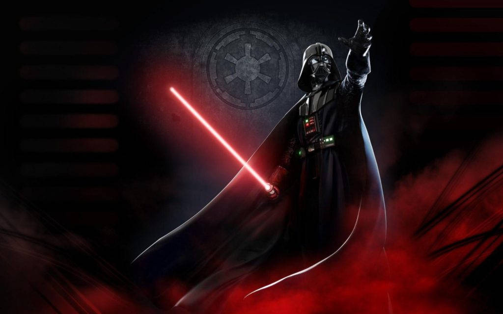 Darth Vader Star Wars Red Lightsaber Wallpaper