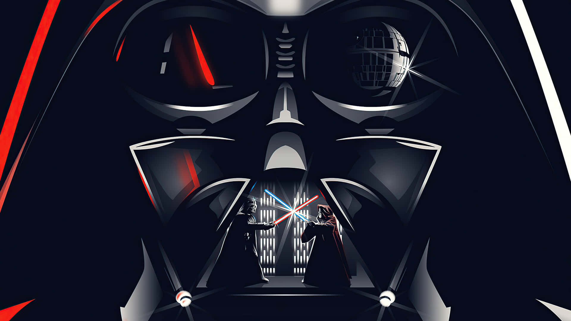 Darth Vader Ultra Wide Artwork Wallpaper