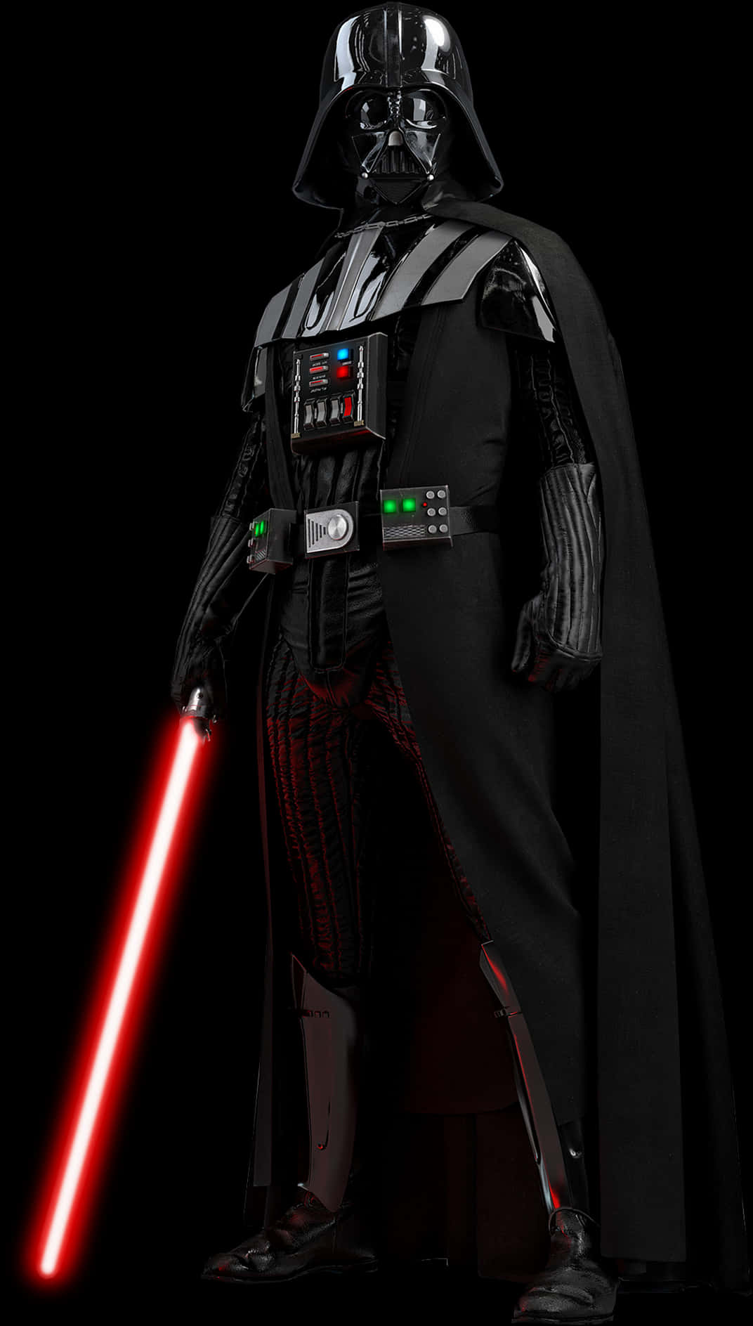 Darth Vader With Lightsaber PNG