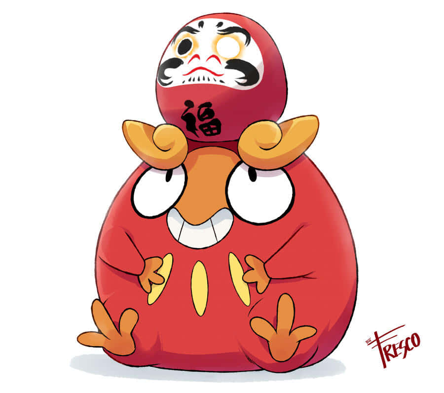 Download Darumaka Pokemon Daruma Doll Illustration Wallpaper ...