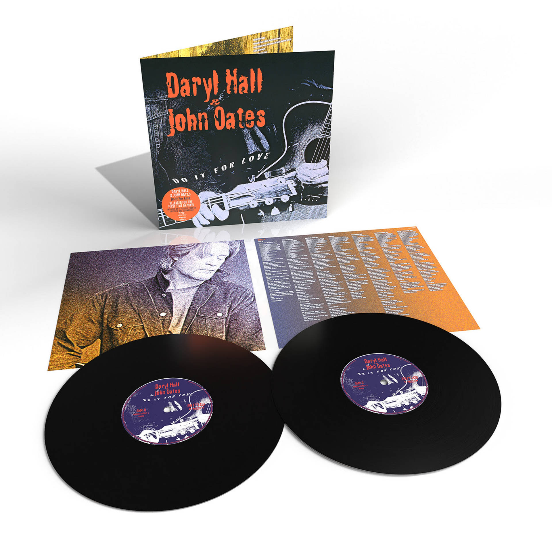 Daryl Hall John Oates Do It For Love Vinyl Wallpaper