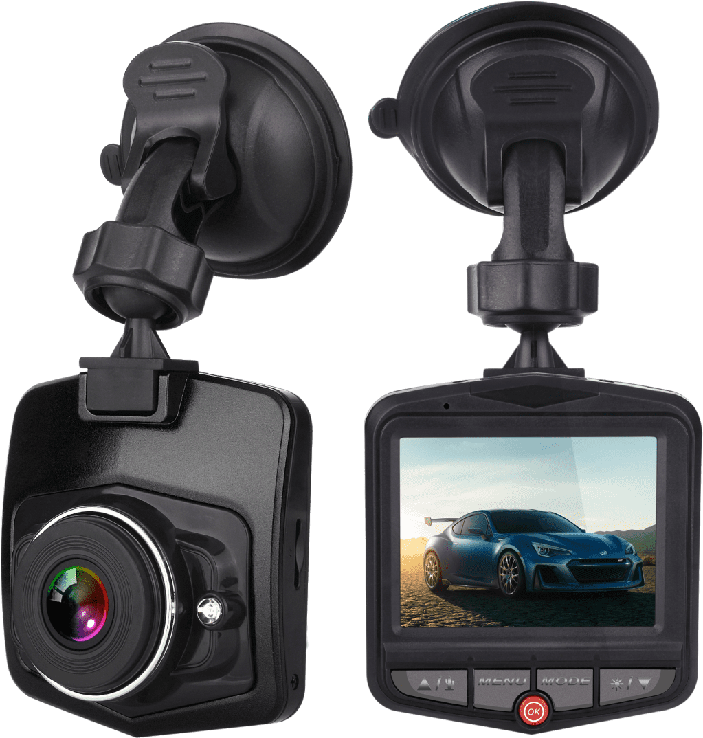 Dash Cam Dual View Product Display PNG