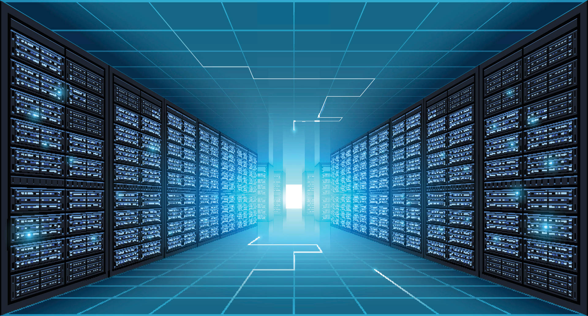 Data Center Mainframe Wallpaper