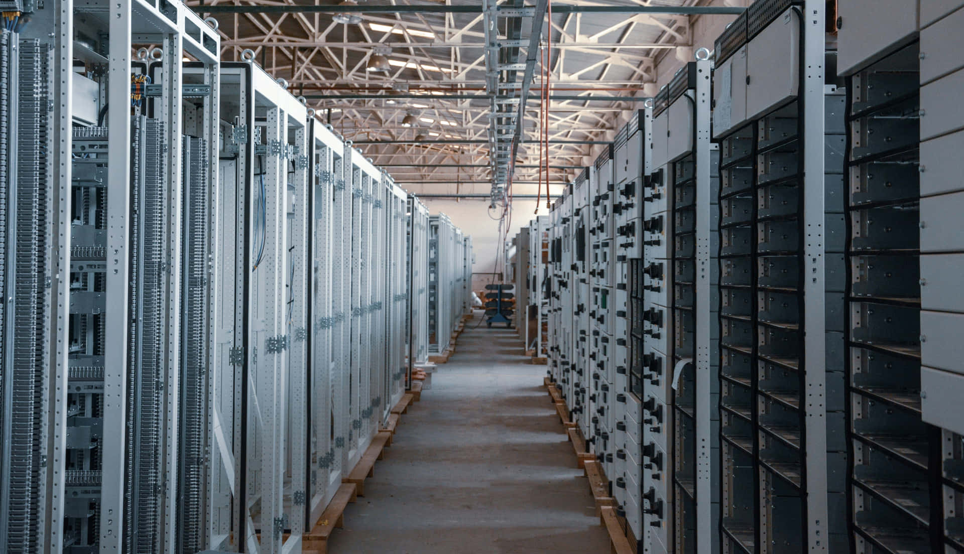 Racks De Serveurs Du Centre De Données Fond d'écran