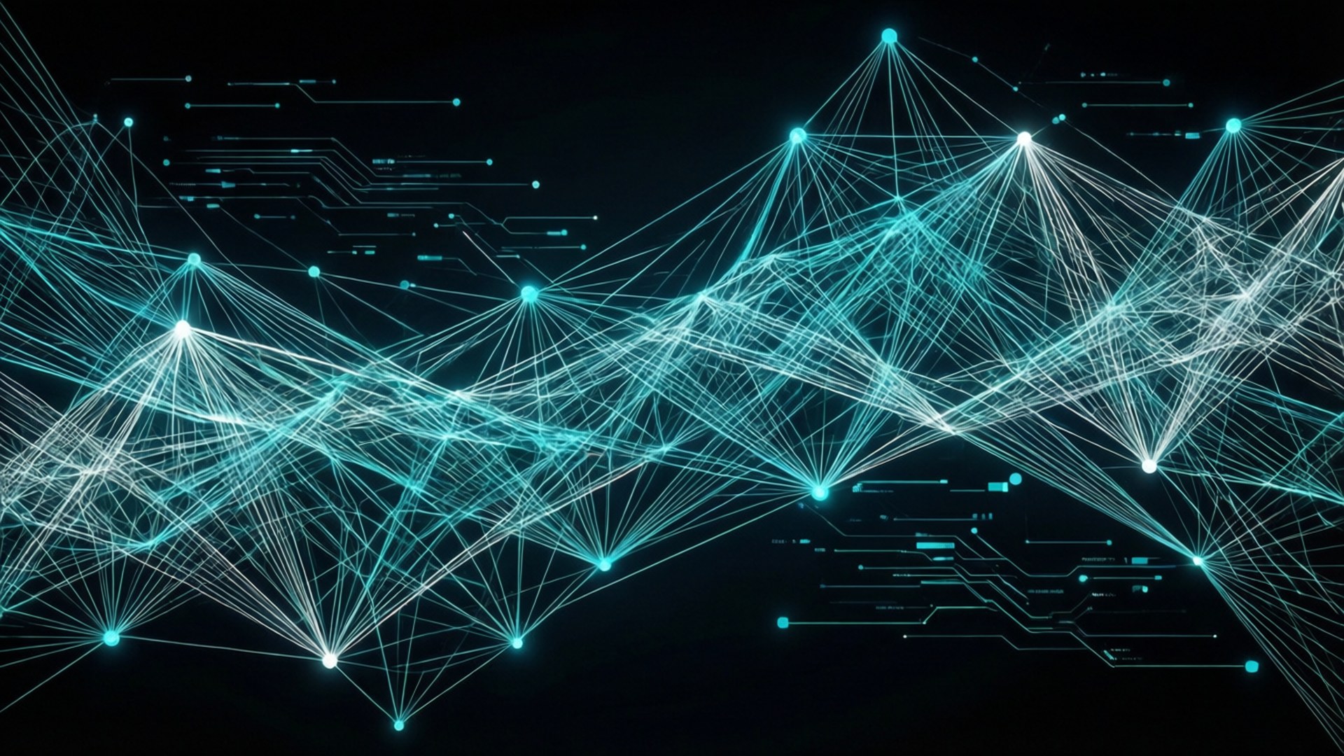Data Flow Grid Wallpaper