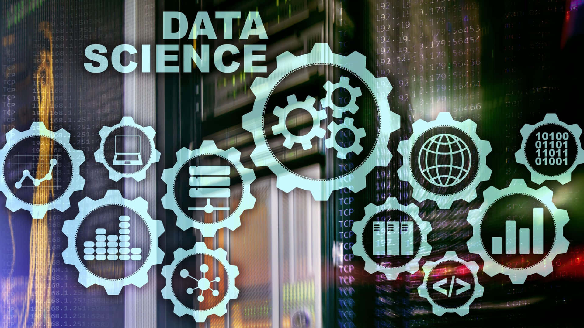 Data Science Concepts Illustration Wallpaper