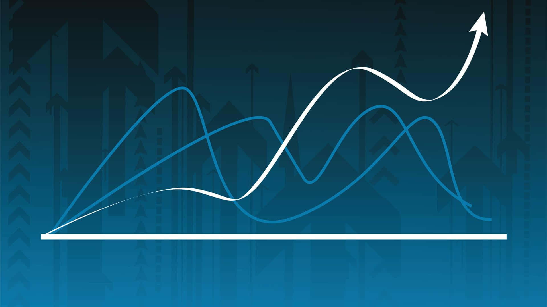 Data Trendanalyse Grafiek Achtergrond