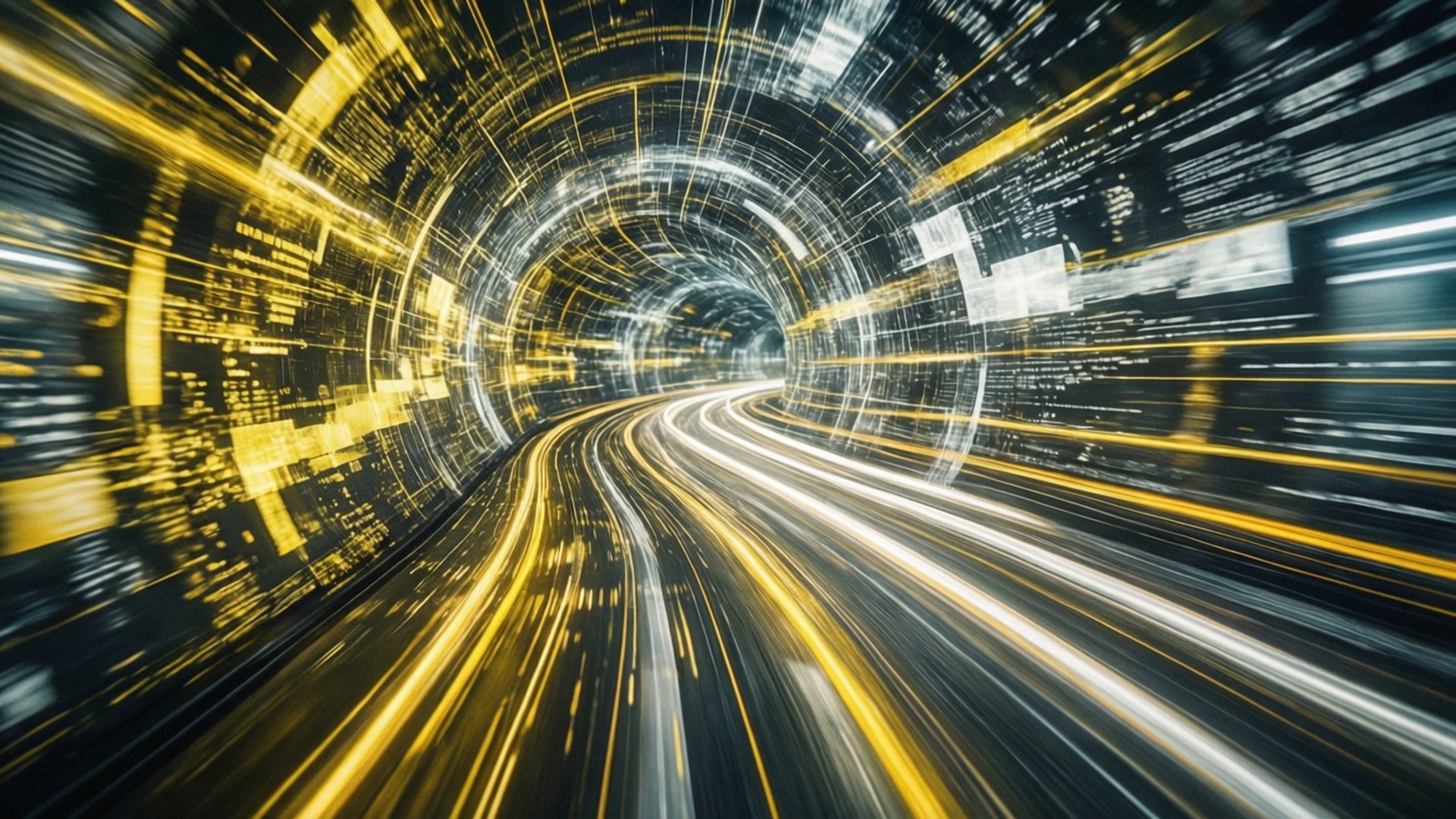 Data Tunnel Speed Fonds d'écran