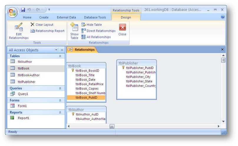 Database Relationships Window PNG